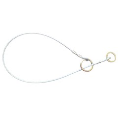 Safewaze FS830-C6 6′ Coated Cable Cross-Arm Strap With Pass Through O-Rings