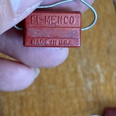 Vintage Mixed Lot Domino Style Mica Capacitors approx 10 pcs various values