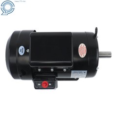 TEFC 5HP Single Phase Motor 1800 RPM 184T Farm Duty 208/230V 4-Pole 60Hz