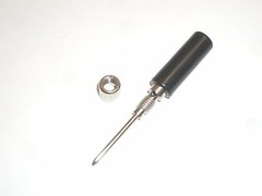 PHILMORE 2348P PHONE TIP PLUG SET OF TWO RED & BLK FITS HH SMITH ABBATRON STYLE