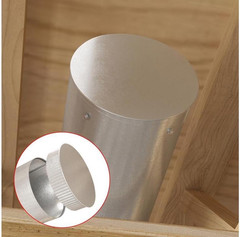 UNITED STATES HDW GV0733 4″ Galvanized Tee Plug, Pack of 1, Assorted