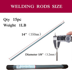 E4303 Welding Rods 1/8″X14″,15 Sticks Arc Welding Iron Electrodes, J422 Carbon S
