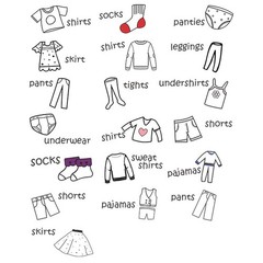Removable Dresser Clothes Labels: Wardrobe Clothing 60.00X40.00X0.01CM, Multi