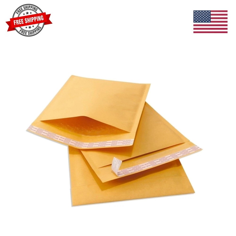 6×10 Kraft Paper Padded Bubble Envelopes Mailers Shipping Case 6″x10″
