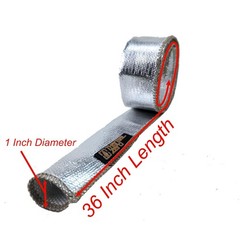 Thermal Zero AHS136 Sewn High Temperature Heat Protective Sleeve Exhaust Heat…