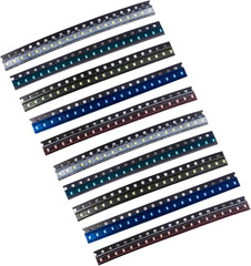 0603 SMD LED Diode Lights Assorted Kit (Mini Chip 1.6Mm X 0.8Mm for PCB DC