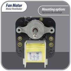 Appli Parts APFM-55 18 W Fan Motor, 110 V, 50/60 Hz, 0.38 A, 3000 rpm, CW rotati