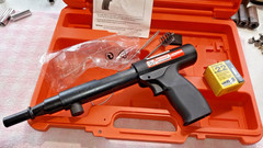 RAMSET RS22 POWDER ACTUATED TOOL CARTRIDGES GOGGLES INSTRUCTIONS IN FACTORY CASE