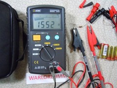 AEMC MODEL 1026 MEGOHMETER WITH ACCESSORIES + CASE-0208294.