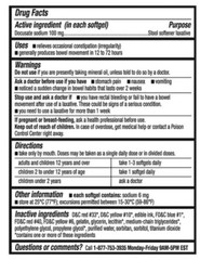 2 Pack Kirkland Signature 100 Mg Stool Softener, 400 Softgels