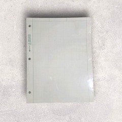 National Computation Pad 5 x 5 Quad Ruling and Unruled 8.5″ x 11″ 100 Sheets