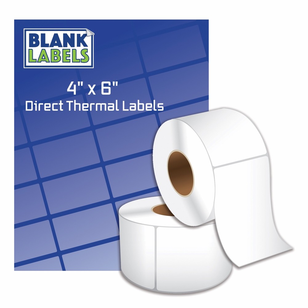 40 Rolls 4×6 Direct Thermal Labels – Small Rolls 250 for Eltron Zebra 10000 USA