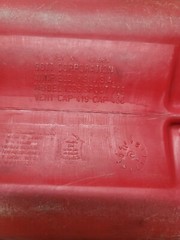 Vintage Pre Ban Rubbermaid Gott 2.5 Gallon Vented SpoutGas Fuel Can 1226 USA