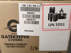 GATEKEEPER SYSTEMS PW-9500 REMOTE CONTROL LOCK SHOPPING CART CASTER 20-WHEELS