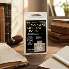 Document Repair Tape 0.5 In x 12 Ft Translucent Acid-Free Archival Roll