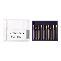 Dental Midwest FG #557 Clinic Length Cross Cut Carbide Burs 100pcs/10 Packs