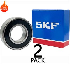 2PACK SKF 6205-2RSH 6205-2RS 25X52X15MM Double Rubber Seal Bearings 6205RS