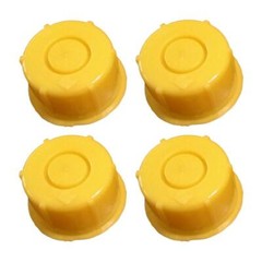 KP37 – PACK OF 4 BLITZ YELLOW SPOUT CAP FITS SELF-VENTING GAS CAN SPOUTS