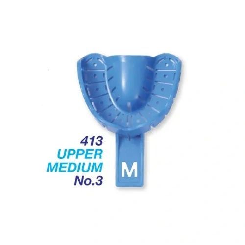 Premium Plus #3 Medium Upper Full-Arch Perforated Plastic disposable impress10pk