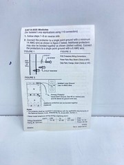 LOT OF 2 NOS X SYSTIMAX 4-Pair, Cat 6-235 Protector , CH#567