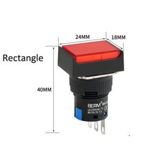 Push Button Switch Momentary/ Latching Start Stop ON/OFF 1 NO 1 NC 16mm 12V/24V
