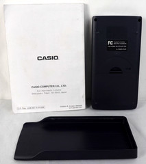 Casio FX-7400G Plus Power Graphic Graphing Calculator Manual Cover Black tested