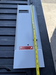 EATON DEAD FRONT COVER 200A MAIN LONG 20 3/4 WIDE 6 3/8.