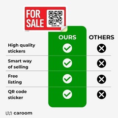 14” x 8” Self-Adhesive Sale Signs – 2-Pack for Real Estate, Business & Vehicle