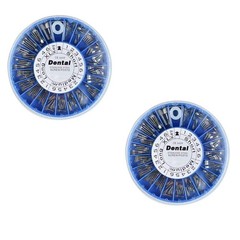 120/240pcs Dental Screw Post Completed Kit Silver/Gold Plated Endo Conical Pins