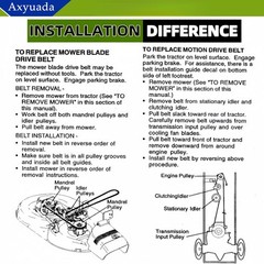 42 Inch Deck Belt 1/2 x 95 VBelt For Riding Mower Lawn Tractor AYP Poulan