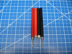Philmore Test Probes – Model 912J&913J – Solderable/Solderless 1 Pair Red/Black