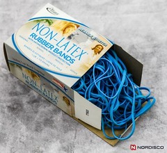 Alliance 42179 Non-Latex Rubber Bands, Antimicrobial, Size 117B, 1/4 Lb. Box