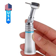 NSK Style Dental Low Speed Contra Angle Handpiece Push Button Fit FG1.6MM Burs