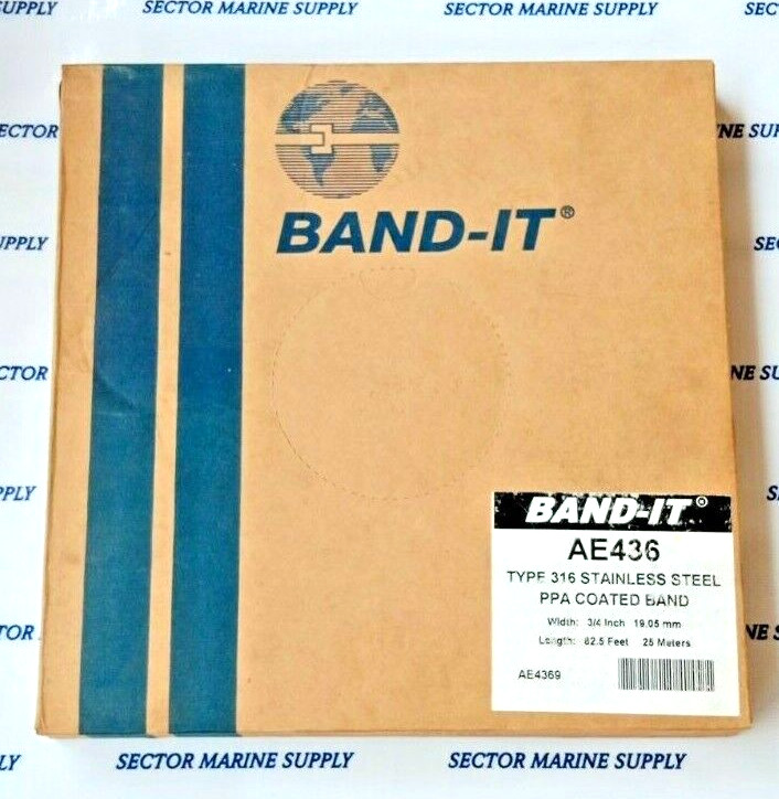 BAND-IT AE4369 Coated Band 316 Stainless Steel 3/4 inch 19.05mm