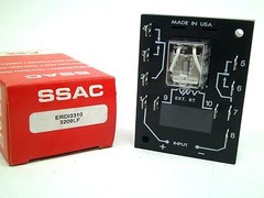 SSAC ERDI3310 SOLID STATE TIMER 1-100 Min DELAY RELAY 24VDC 10A Res@120VA RC