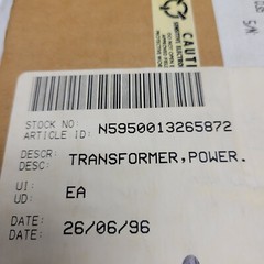 5950-01-326-5872 Power Transformer 5950013265872 013265872 4564-1