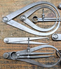 Vintage Calipers and Dividers Lot (16 Total)