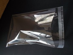 Clear Resealable Recloseable Self Adhesive Cello Lip and Tape poly Plastic bags