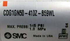 NEW SMC CDG1GN50-410Z-B59WL CYLINDER CDG1GN50410ZB59WL