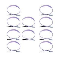 10x Dental Bib Clip Flexible Silicone Chain Patient Napkin Holder Autoclavable