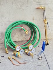 HVAC Pro Oxygen & Acetylen Victor Type Welding & Torch Cutting Brazing Tool Set