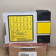 Banner AT-GM-13A Safety Relay Module Two-Hand Control 115VAC 24VDC 66089