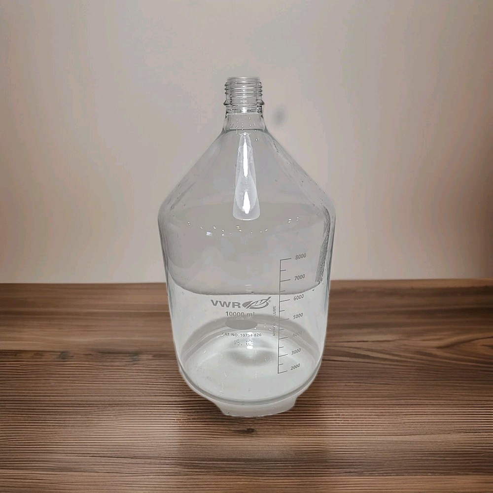 VWR 10L Round Wide Mouth Media Storage Bottle No Screw Cap. 10754-826