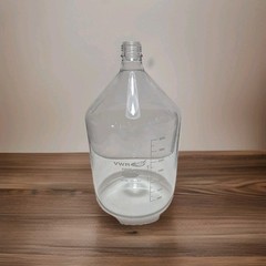 VWR 10L Round Wide Mouth Media Storage Bottle No Screw Cap. 10754-826