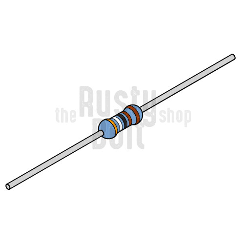 Resistors – 1/4 w (0.25 watt) – 3.9K ohm – 1% Tolerance – Metal Film – New