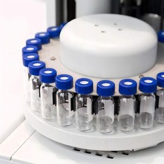 2ml Autosampler Vials + Pre-Slit Caps 9-425 Glass Bottle Screw Top HPLC GC 1000x