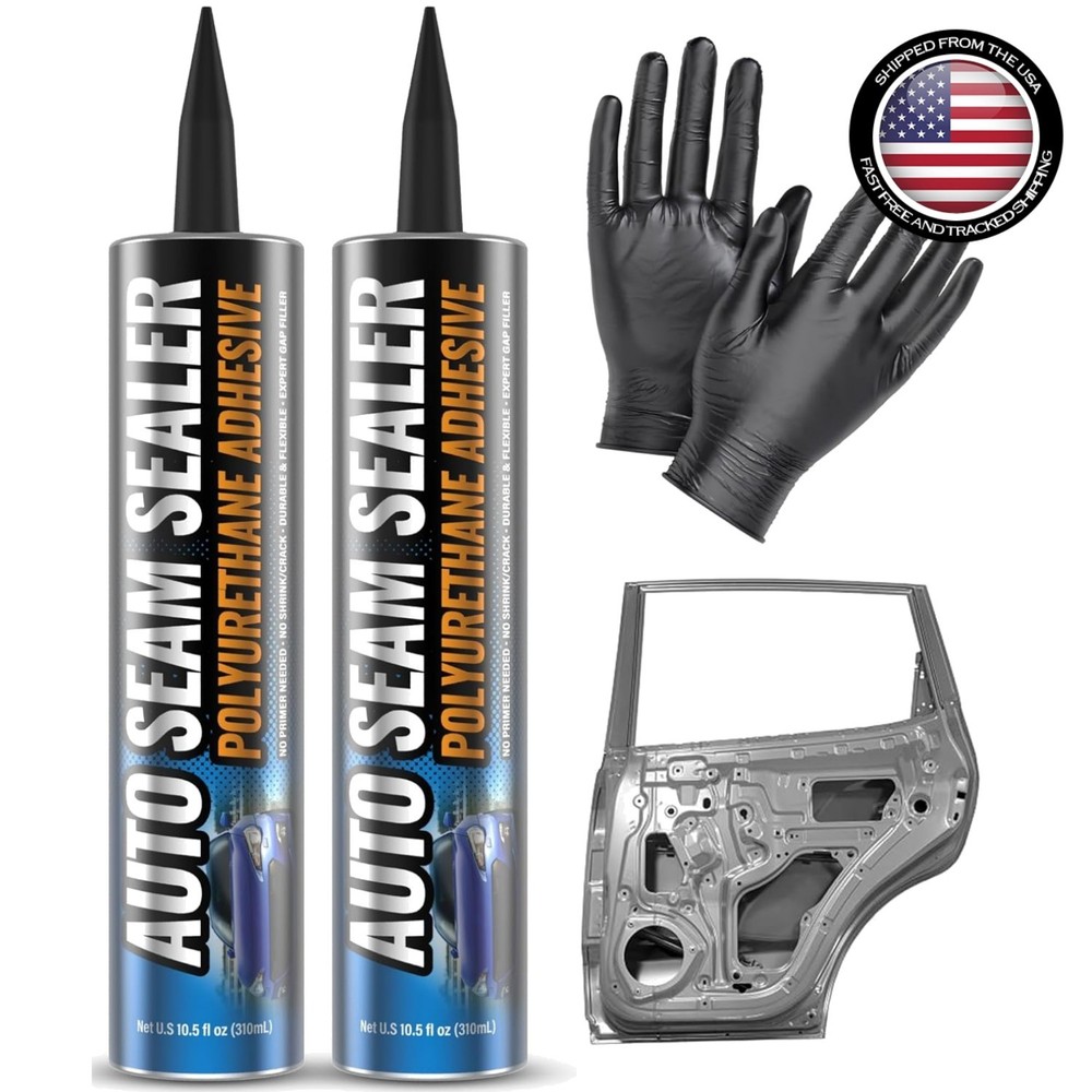 Professional Automotive Seam Sealer, Paintable Quick-Set Polyurethane Auto Body