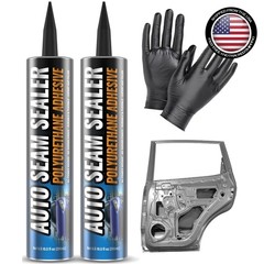 Professional Automotive Seam Sealer, Paintable Quick-Set Polyurethane Auto Body