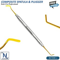 Dental Composite Filling Instruments Spatula & Plugger Titanium Colorful Tips