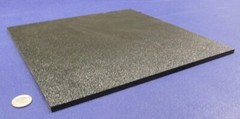 Black ABS Sheet 1/4″ (.236″) X 12″ X 12″ Haircell Textured One Side